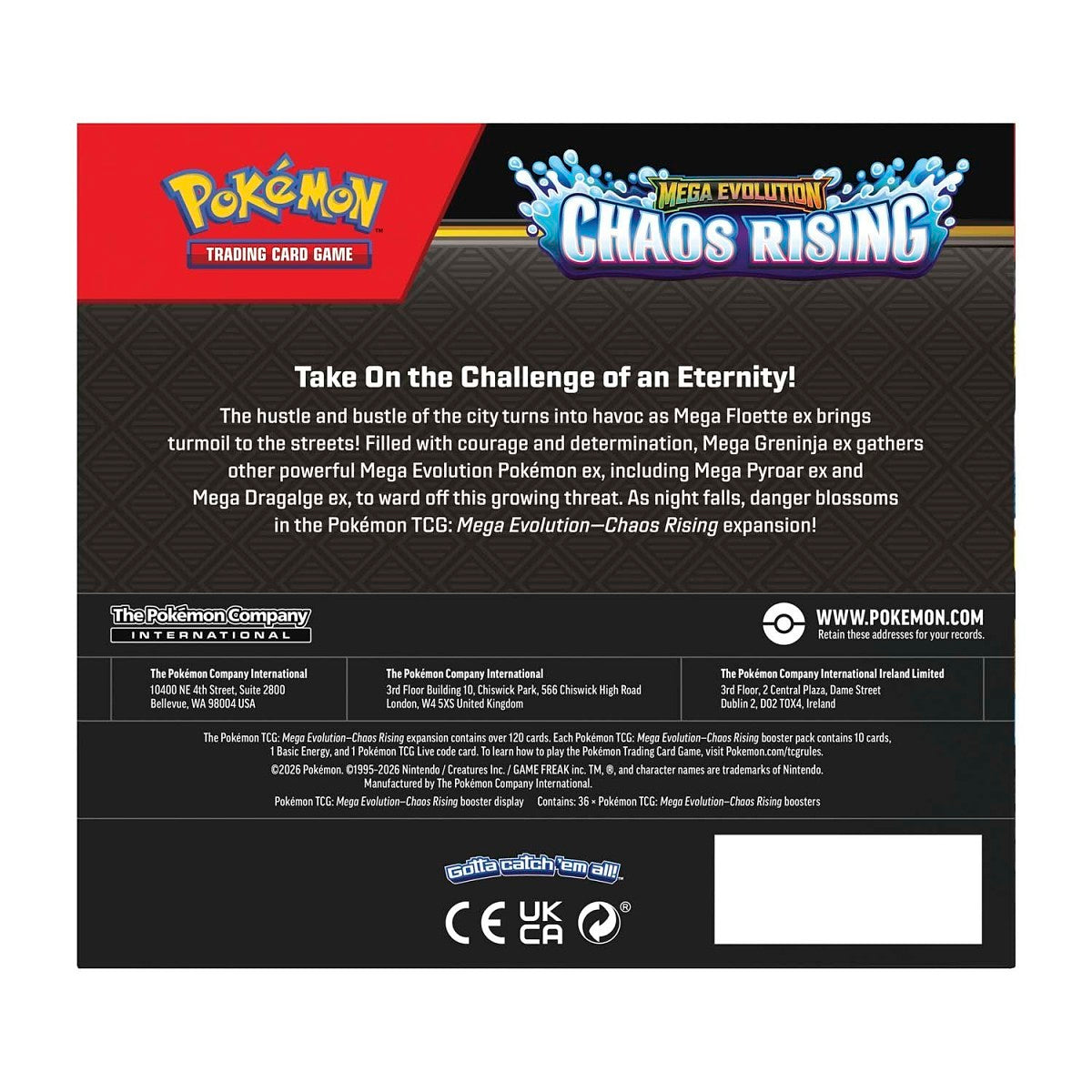 ME04 - Chaos Rising Booster Box (36 Packs)