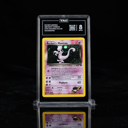 ROCKET'S MEWTWO - TAG 8 (GYM CHALLENGE #14/132)