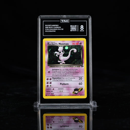 ROCKET'S MEWTWO - TAG 8 (GYM CHALLENGE #14/132)